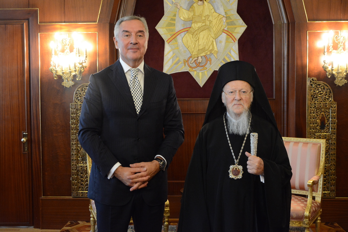 Ο Πρόεδρος της Δημοκρατίας του Μαυροβουνίου στο Οικουμενικό Πατριαρχείο - ΕΚΚΛΗΣΙΑ